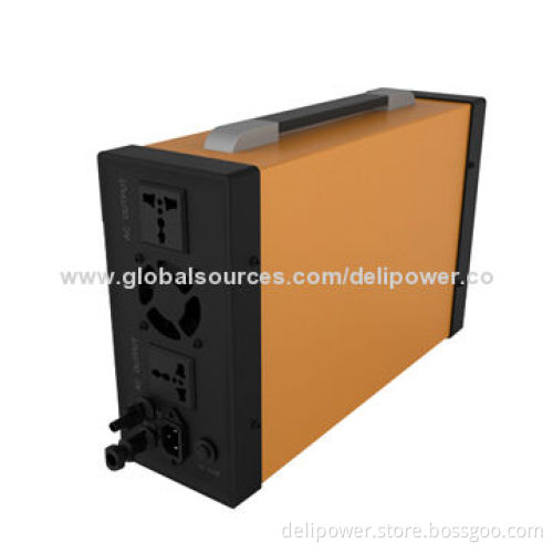 Pure sine wave UPS with 1000W, PV input function, can connect solar panel to charge